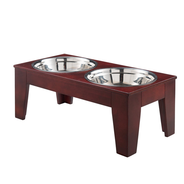 Dog feeding bowl stand sale